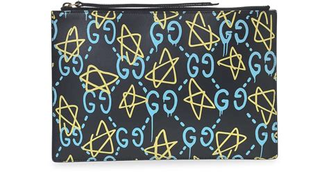 gucci ghost print clutch|gucci ghost collab for sale.